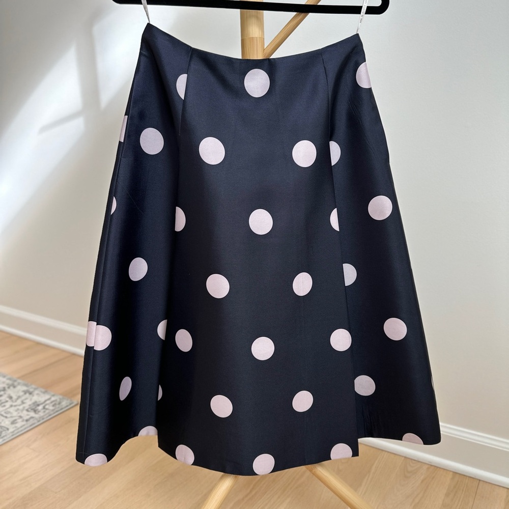 Navy Polka Dot Skirt - Kate Spade